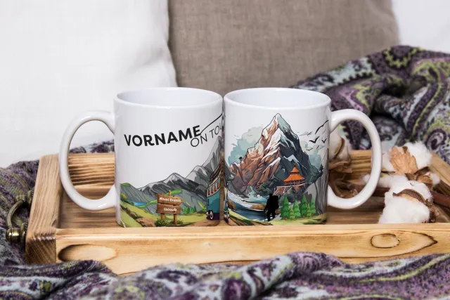 VW Bulli am Mount Everest
