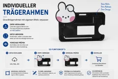 Individueller Trägerrahmen – Grundform mit eigenem Motiv anpassen