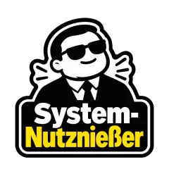 „System-Nutznießer – Business“ Sticker