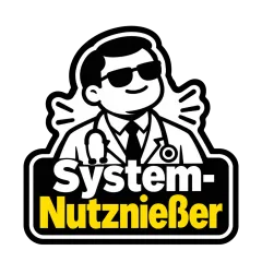 „System-Nutznießer – Arzt“ Sticker