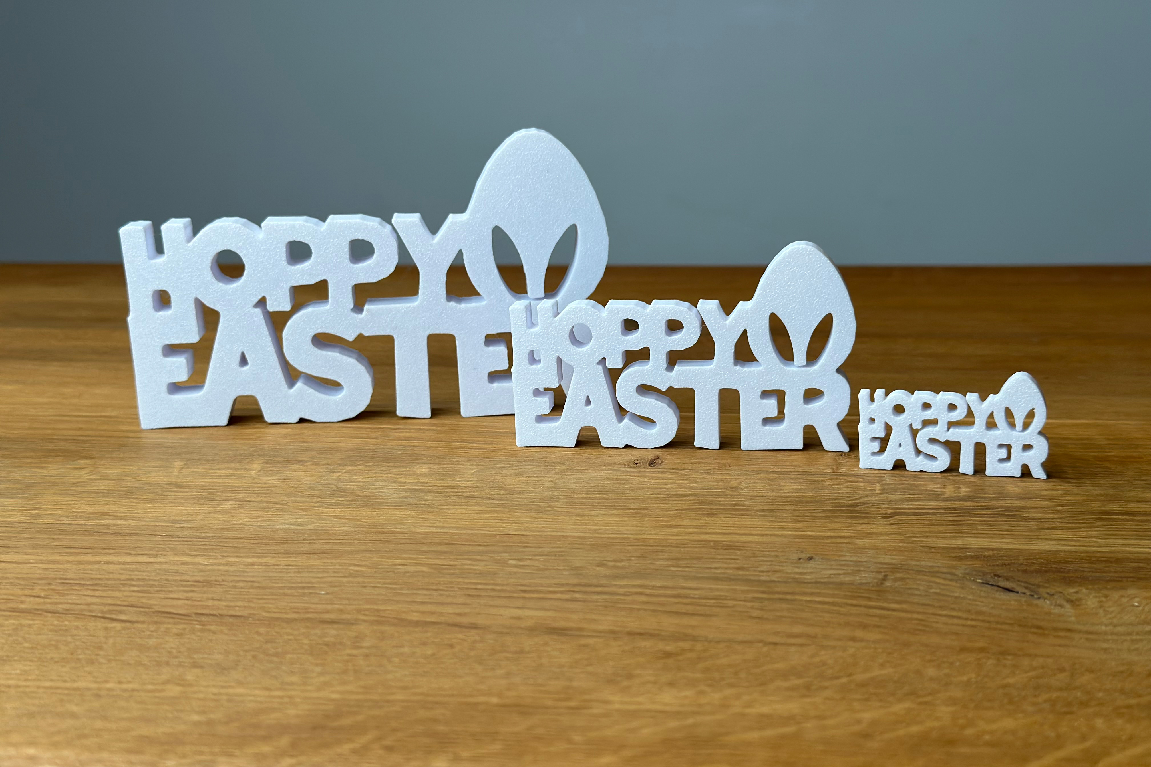 Decoration font "Hoppy Easter"