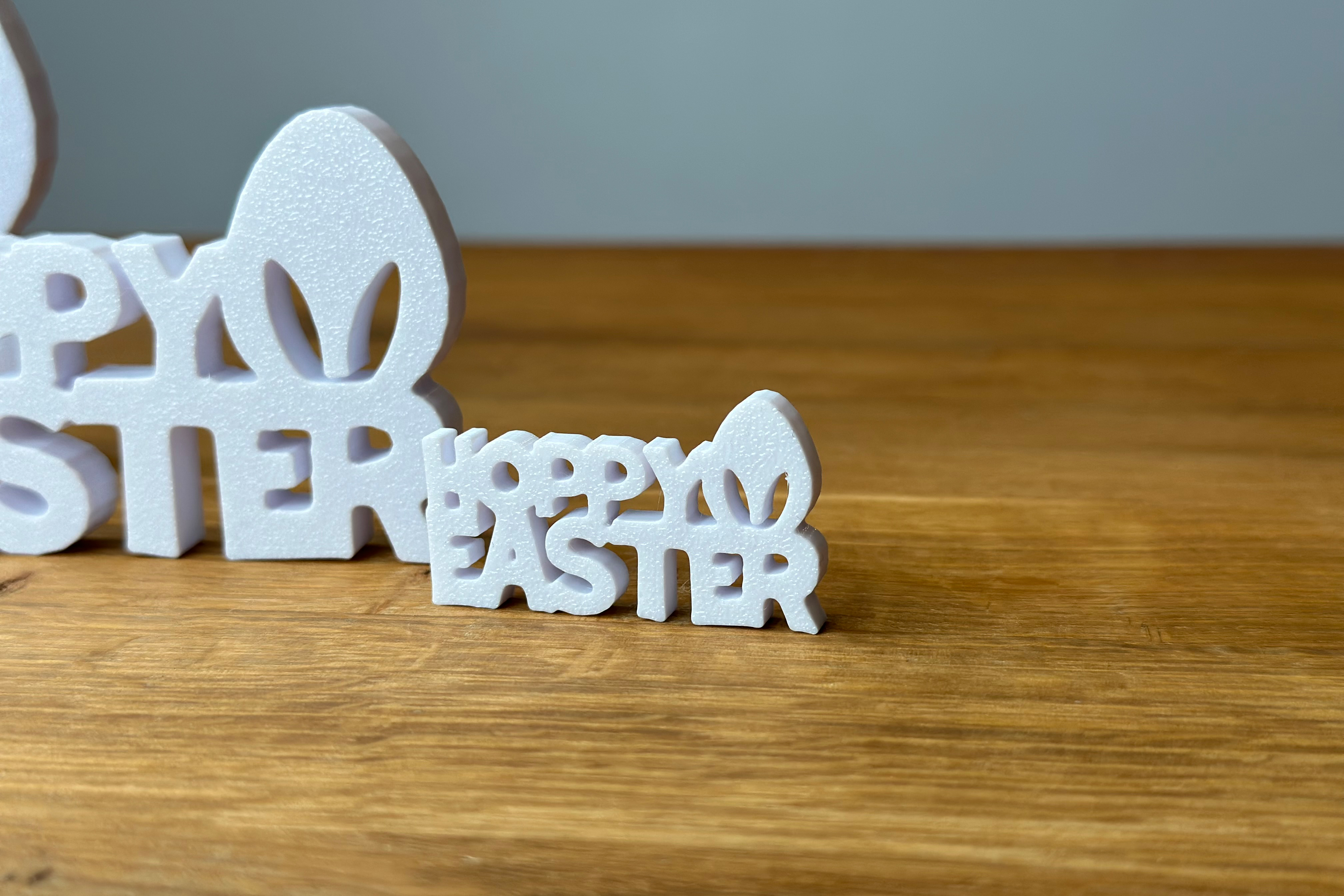 Decoration font "Hoppy Easter"