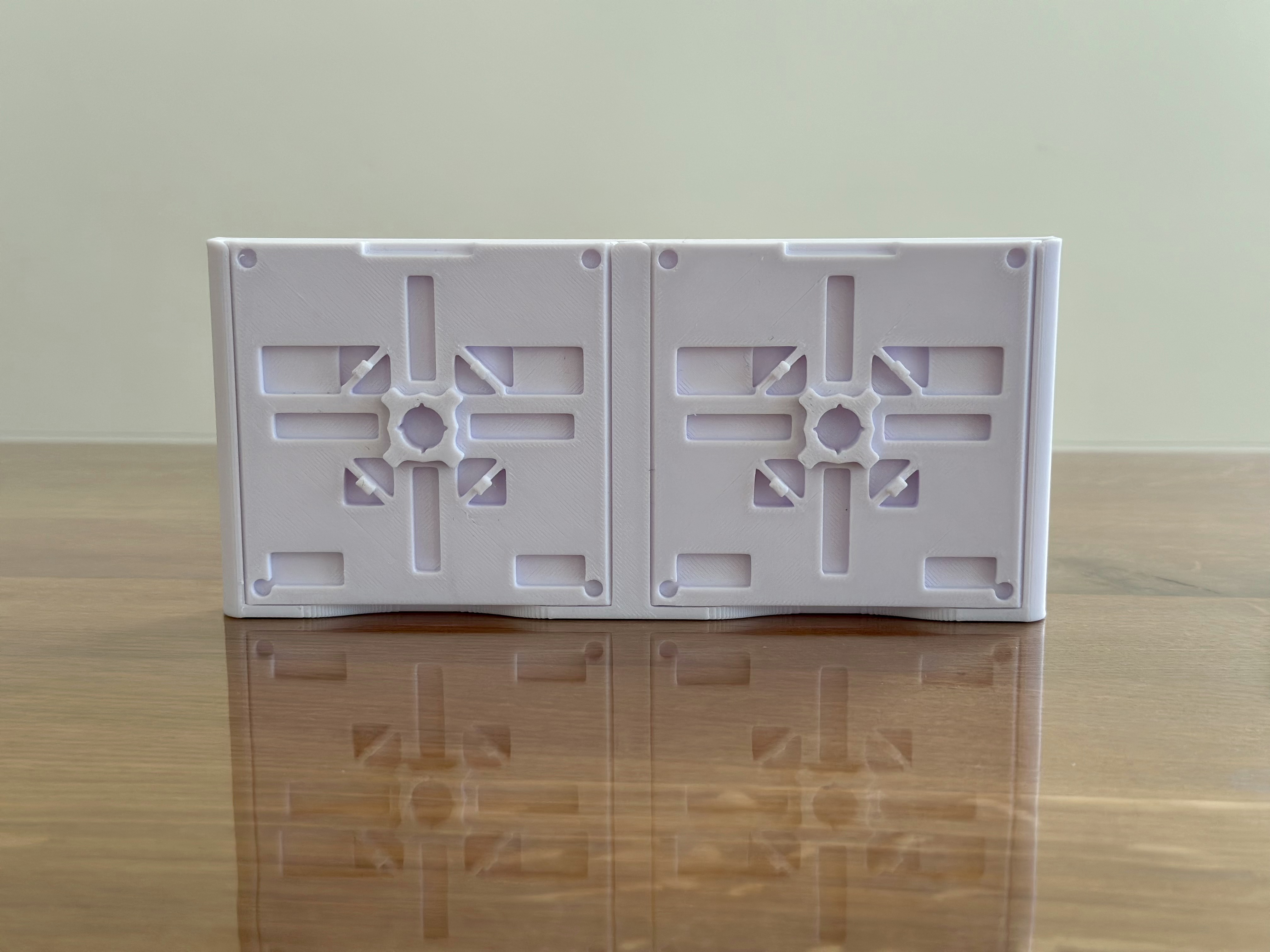 Double wall bracket for the Velux Integra wireless wall switch KLI 310, 311, 312, 313 - until 2021