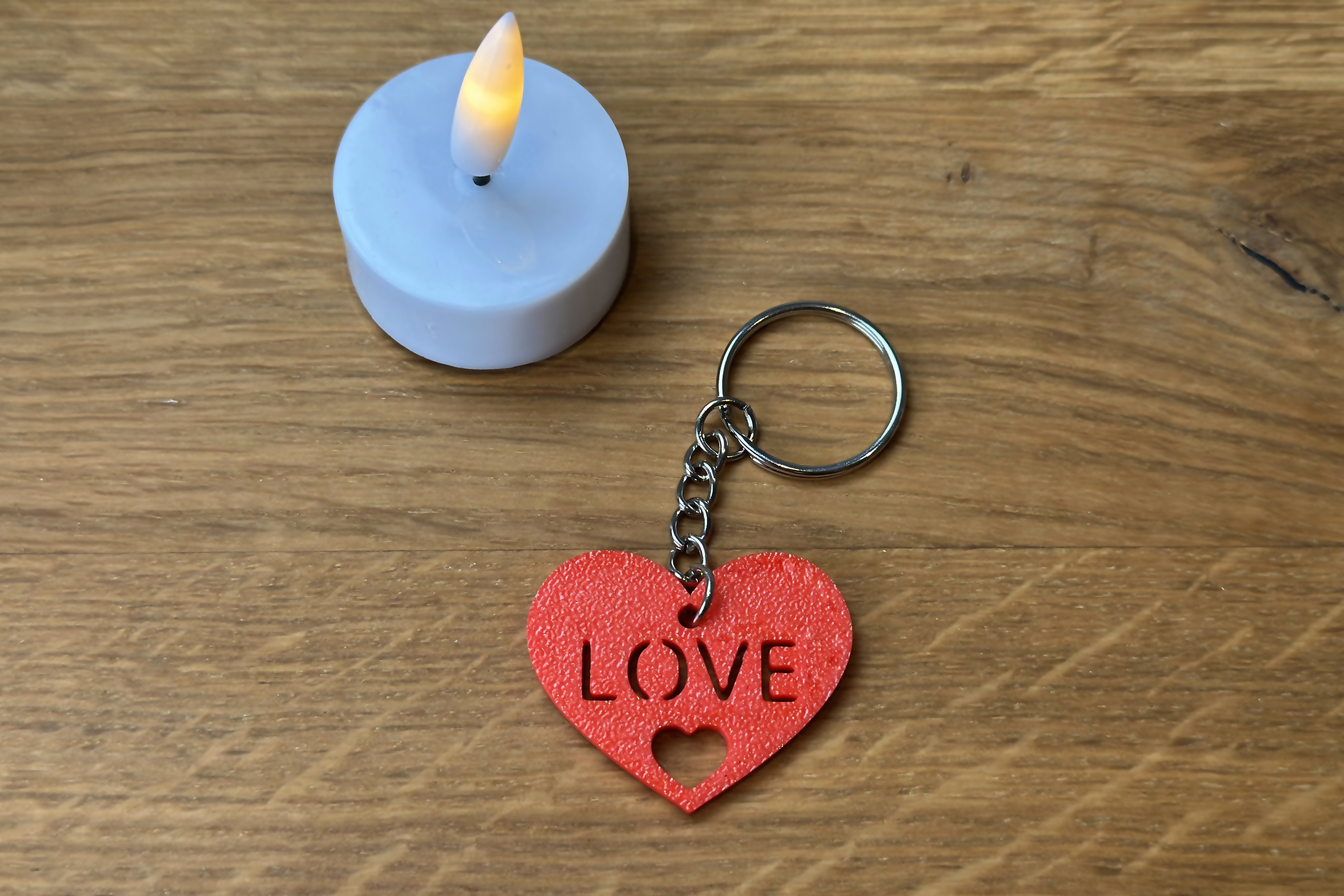 Sweet heart pendant in red or white for yourself or as a gift for a loved one