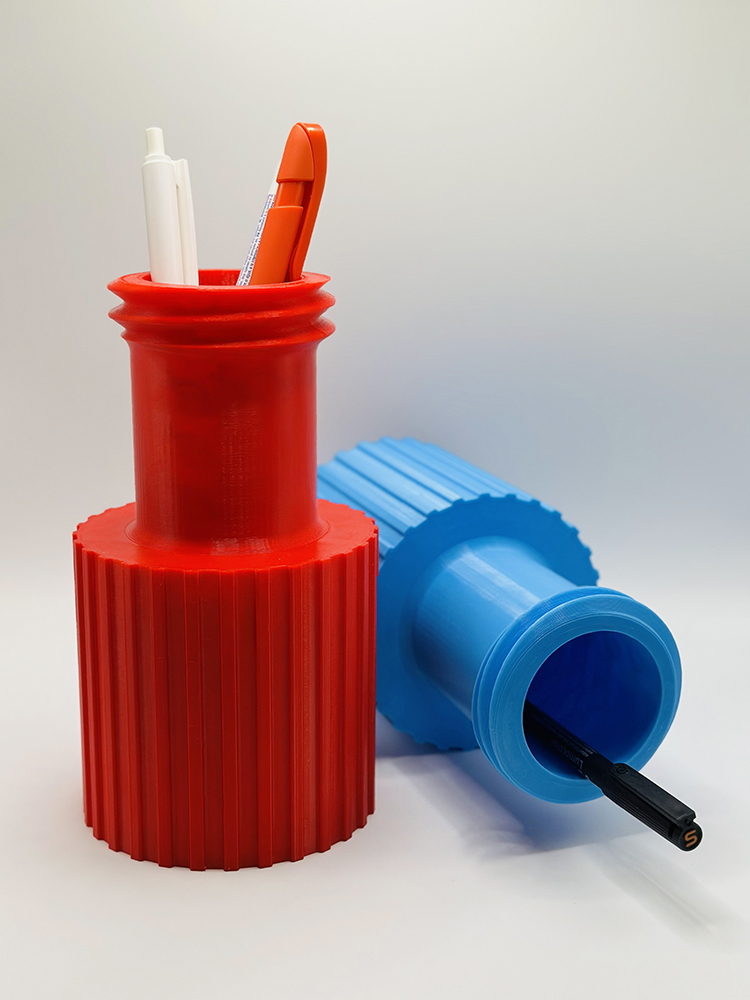 XXL combination pen holder - stackable, eye-catching, functional